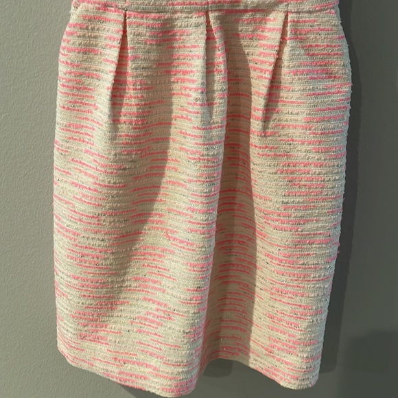 Anthropologie Moulinette Soeurs Pink Pastique tweed textured dress with pockets - Picture 7 of 13